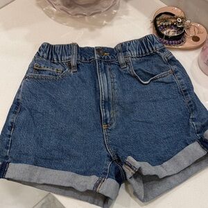 Garage Denim Blue Jean Shorts
